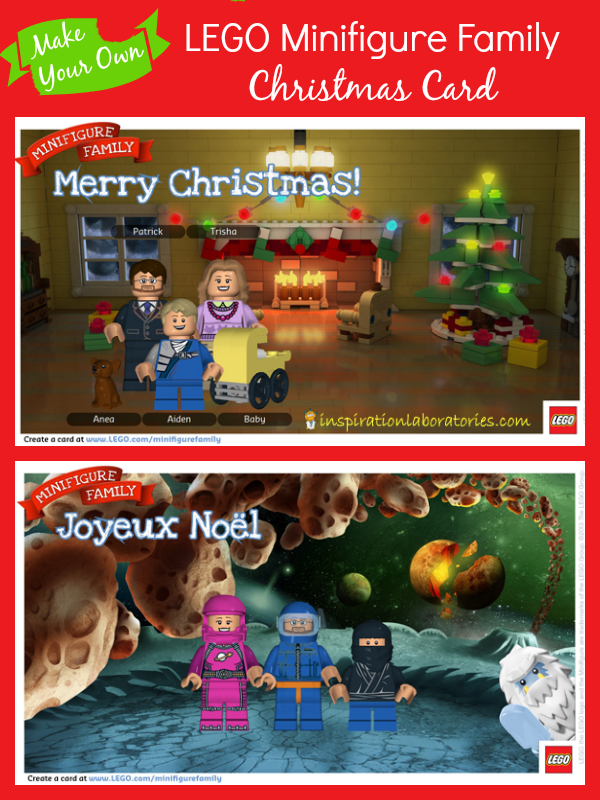 Skrøbelig Arbejdsløs specielt Make Your Own LEGO Minifigure Family Christmas Card | Inspiration  Laboratories