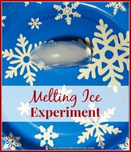 Melting Ice Experiment - Day 23 of our Christmas Science Advent Calendar - Explore conduction of materials in this easy science experiment.