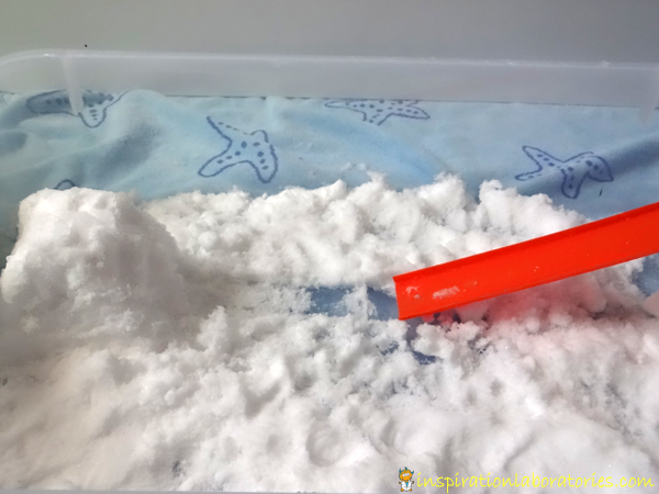 Cars and Ramps in the Snow - a fun science exploration!