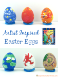 Artist Inspired Easter Eggs to Go Along with Henri, Egg Artiste by Marcus Pfister – part of the Virtual Book Club for Kids