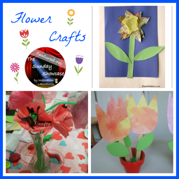Flower Crafts Featured on the Sunday Showcase at Inspiration Laboratories