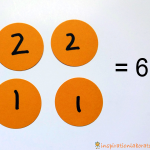 Super Hero Math Game: Catch a Villain – Practice number recognition, counting, and addition in this great game that gets kids moving. Have fun #SuperHeroing