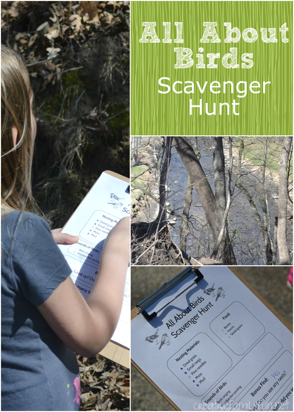 All About Birds Scavenger Hunt from Terri at Creative Family Fun