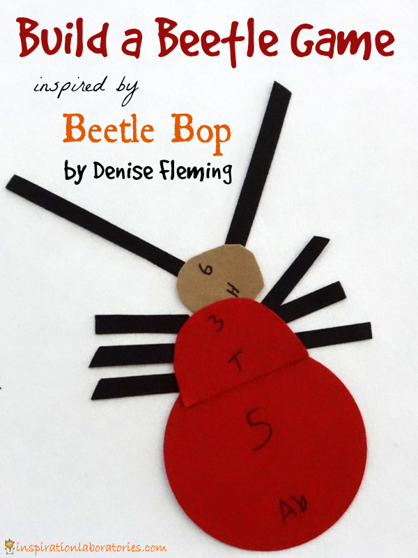 Build a Beetle Game Inspired by Beetle Bop by Denise Fleming