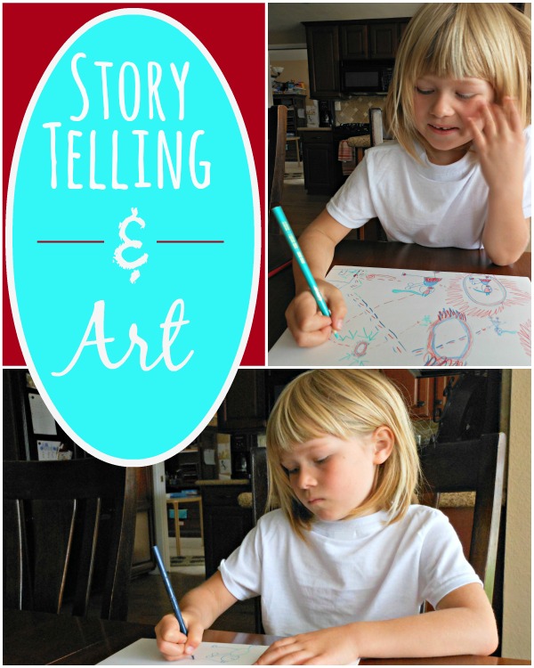 art that tells a story for kids
