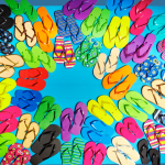 Dollar Tree Flip Flop Frenzy