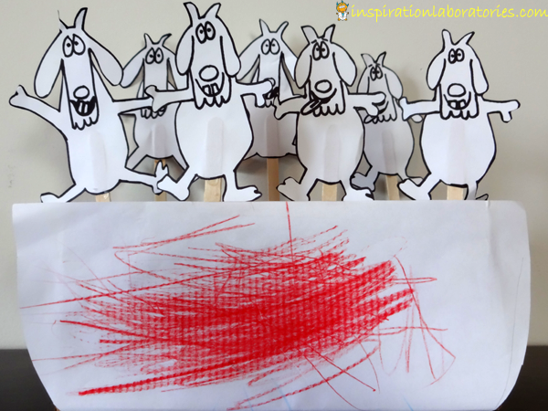 Counting Goats Math Game Inspired by Let's Count Goats by Mem Fox - part of the Virtual Book Club for Kids