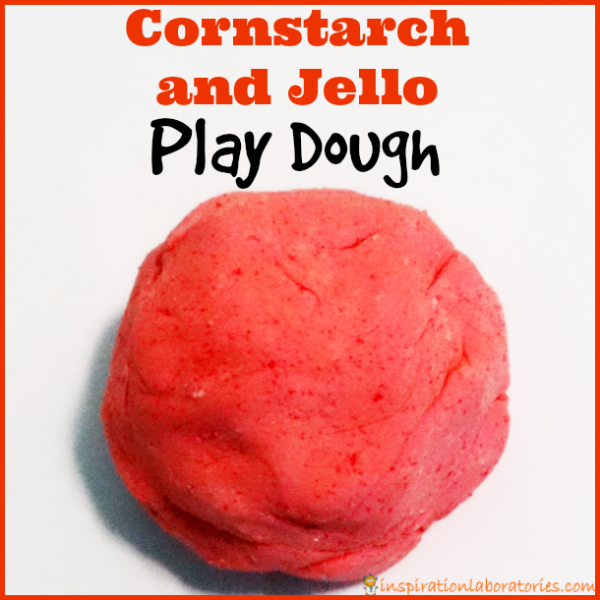 Cornstarch and Jello Play Dough - soft, squishy, and smells great!