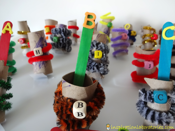 Alphabet Puppets and Matching Game