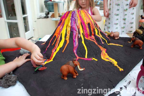 volcanoes for kids projects