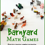 Barnyard Math Games inspired by Cock-a-Doodle-Doo! Barnyard Hullabaloo by Giles Andreae {part of the Virtual Book Club for Kids}