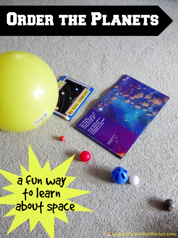 Place the planet in order and make a solar system model.