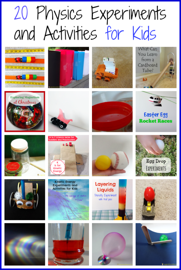 20 Preschool Physics Experiments and Activities ...