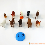 Barnyard Math Games inspired by Cock-a-Doodle-Doo! Barnyard Hullabaloo by Giles Andreae {part of the Virtual Book Club for Kids}