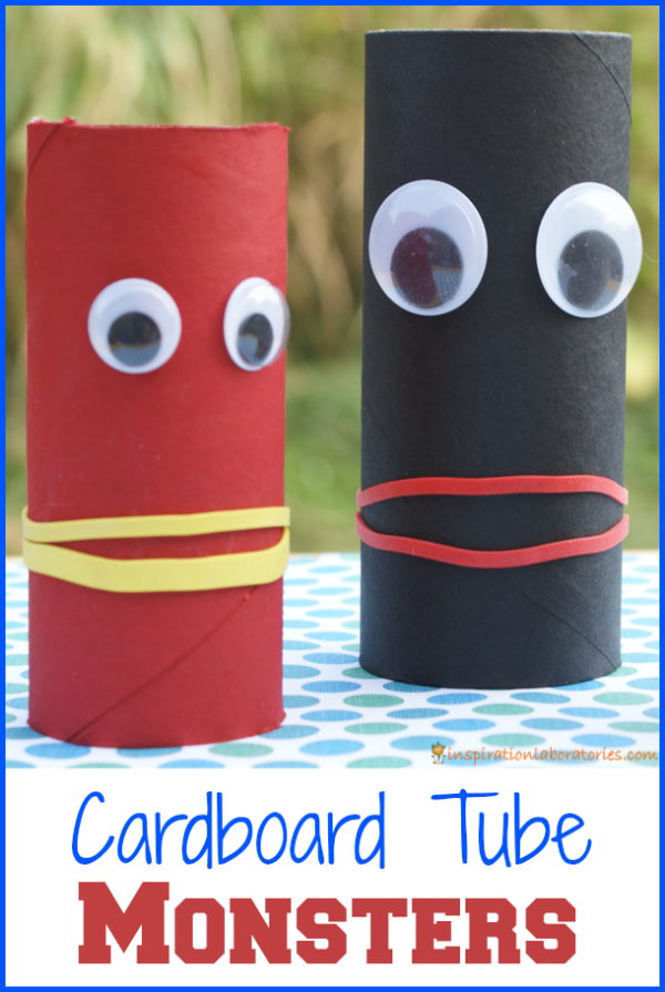 Cardboard Tube Monsters