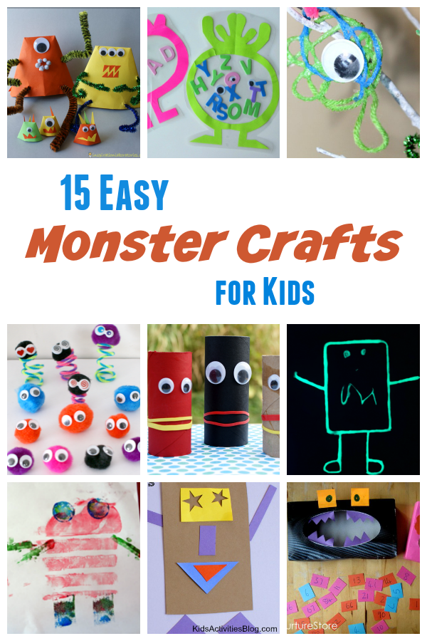 Easy Monster Crafts for Kids