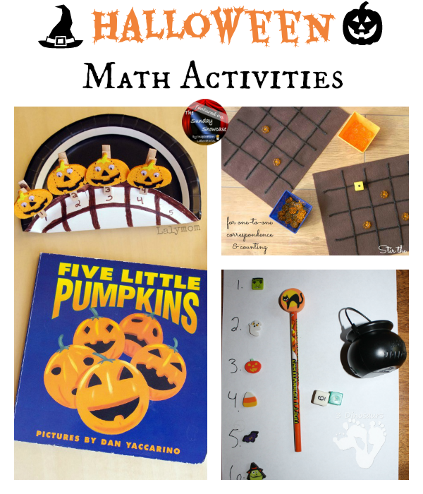Halloween Math Activities Featured on the Sunday Showcase at Inspiration Laboratories