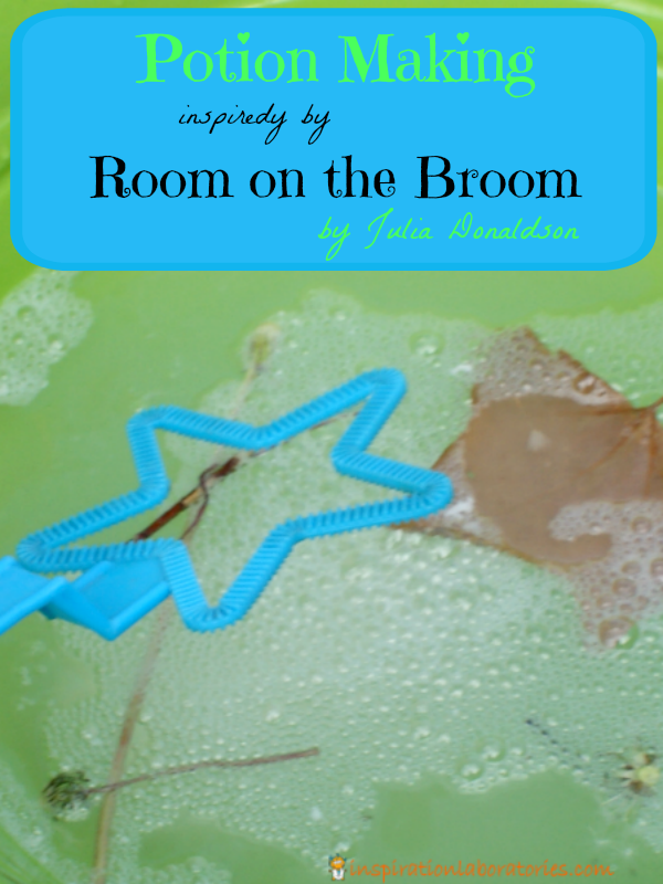 Potion Making and -at Word Family Broom Race Inspired by Room on the Broom by Julia Donaldson {part of the Virtual Book Club for Kids}