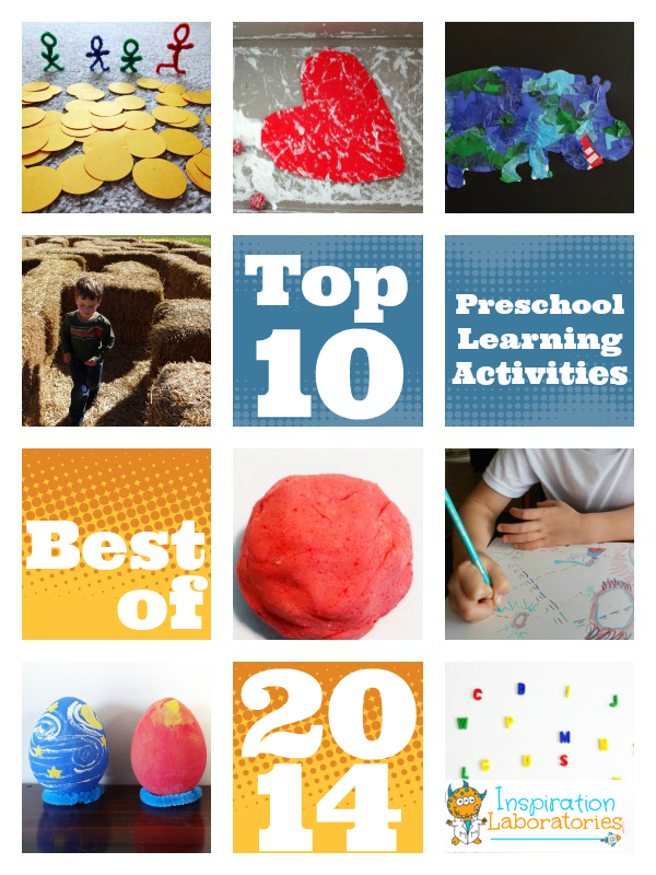 Top 10 Preschool Learning Activities of 2014 at Inspiration Laboratories