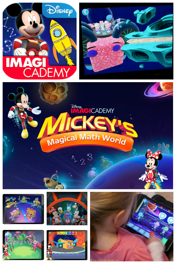 Disney Imagicademy Party sponsored by Disney - testing out Mickey's Math World and building rockets