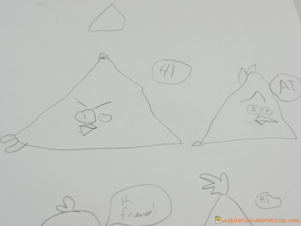 angry birds drawings