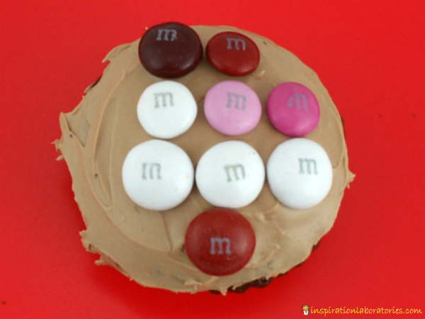 M&M's cupcake