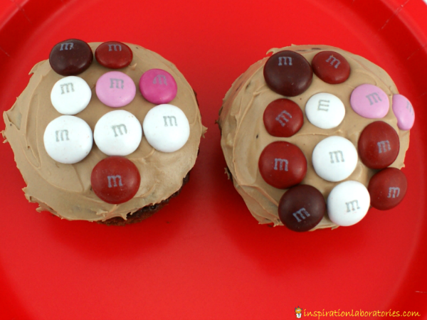 M&M's cupcakes
