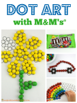 Dot Art with M&M’s® Crispy. sponsored by M&M’s