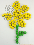 M&M’s flower dot page