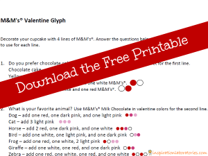 M&M's Valentine Glyph - A Secret Code Treat for Valentine's Day ... M&M's Valentine Glyph - A Secret Code Treat for Valentine's Day ...