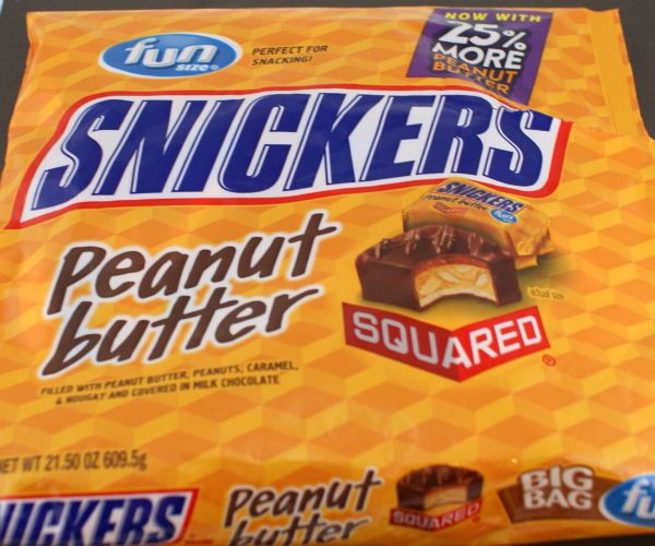 Snickers PB squared bag