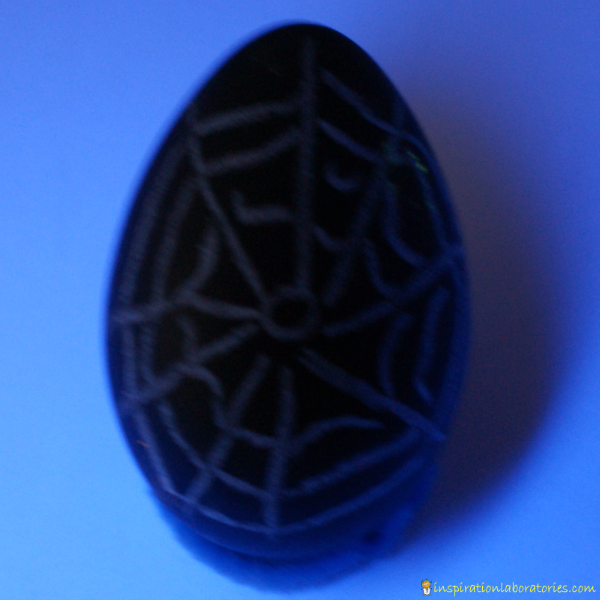 blue spiderweb egg