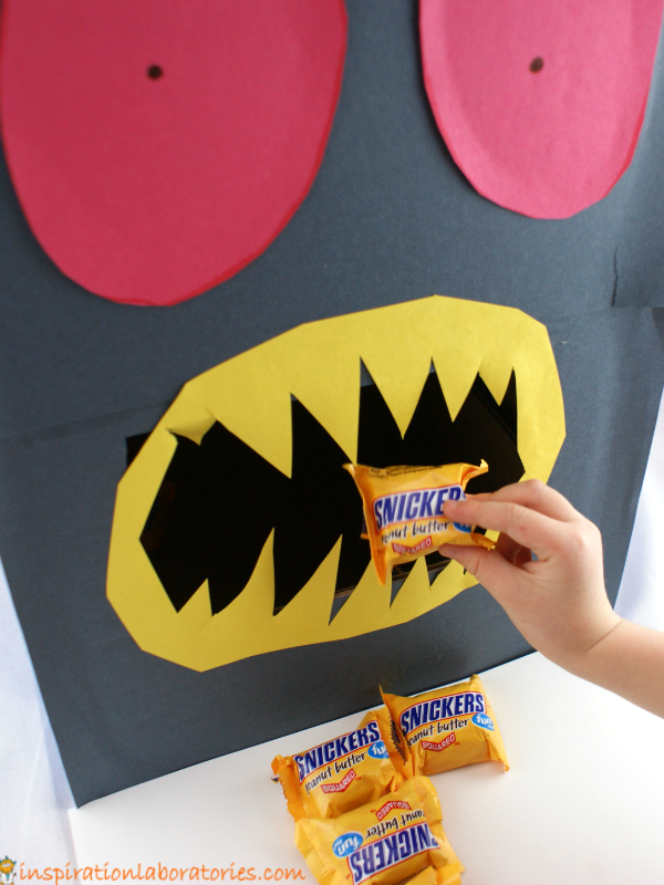Hungry Monster Math Game sponsored by Snickers