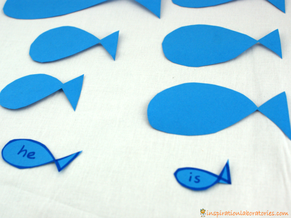 fish sight word game