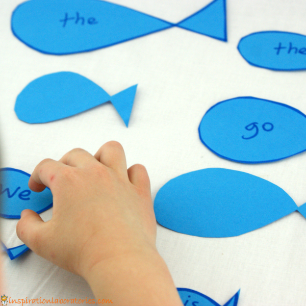 fish sight word game