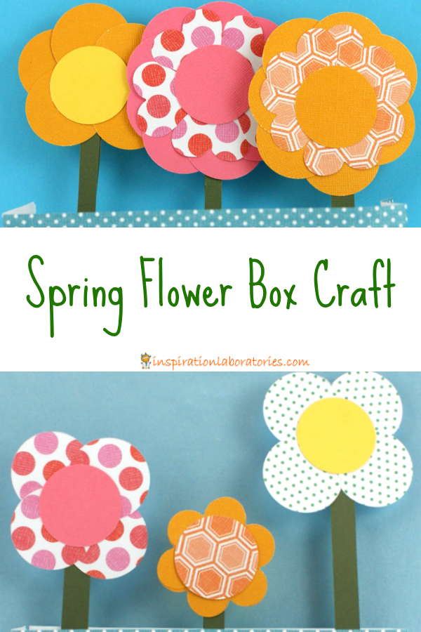 This adorable spring flower box craft is easy for kids to make.