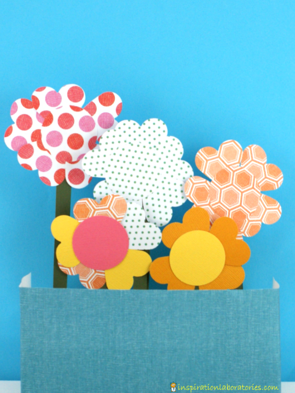 paper flower box craft