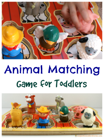 Animal Matching Game for Toddlers