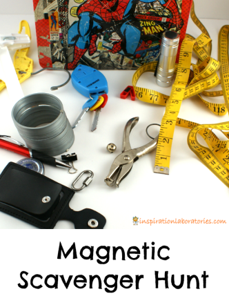 Learn about magnets and go on a magnetic scavenger hunt