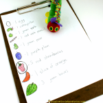 Very Hungry Caterpillar Scavenger Hunt