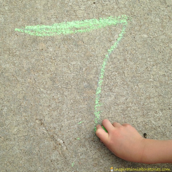 Go on a number walk to practice writing numbers!