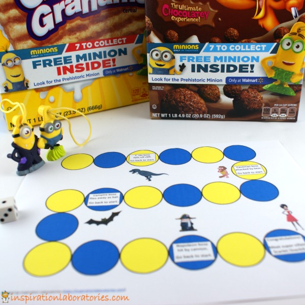 Minions Math Game sponsored by General Mills and Walmart