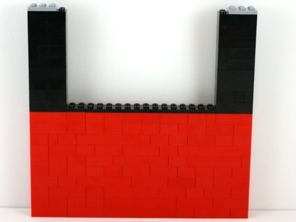 lego wall for puppet theater