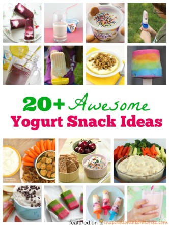 20+ Awesome Yogurt Snack Ideas sponsored by Yoplait