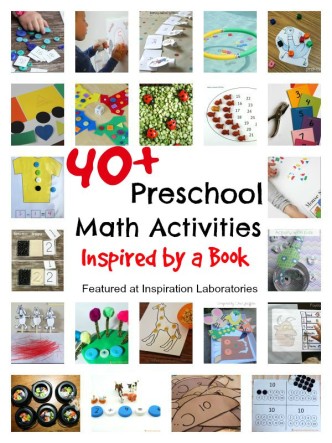 40+ Preschool Math Activities Inspired by a Book