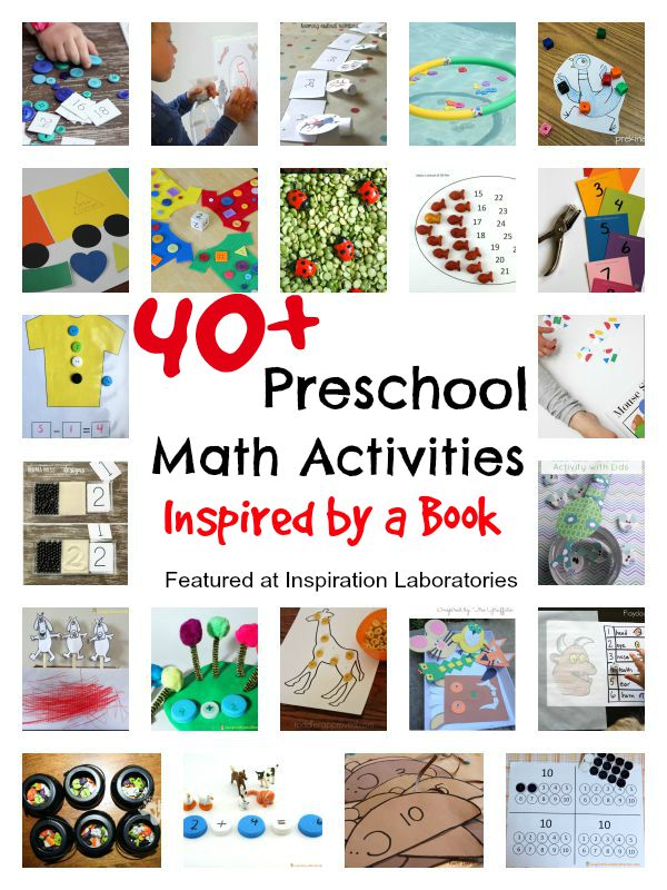 40+ Preschool Math Activities Inspired by a Book | Inspiration Laboratories