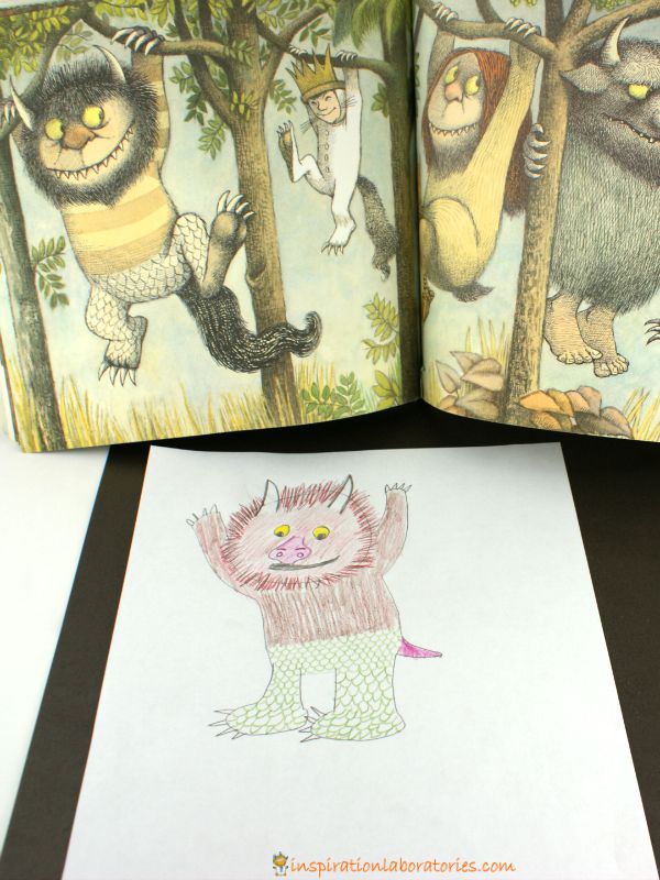 Monster Glyphs inspired by Where the Wild Things Are