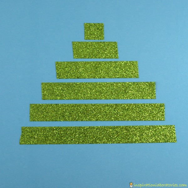 Christmas Tree Art with Washi Tape sponsored by Scotch