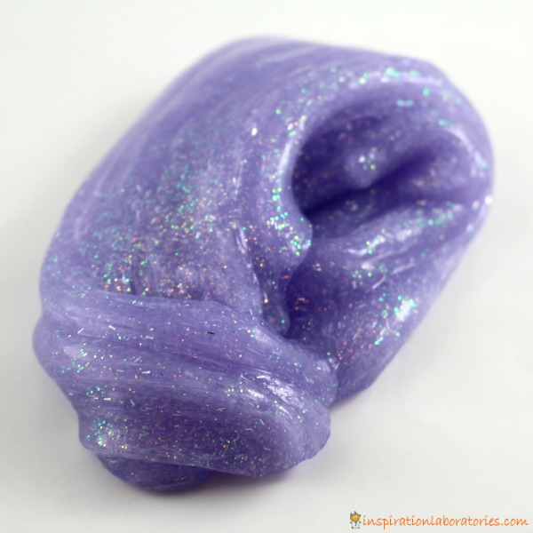 Make this purple space slime for your kids!