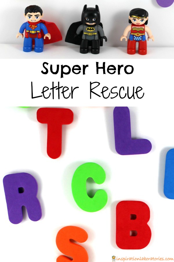 Super Hero Letter Rescue - Help the super heroes rescue the letters!